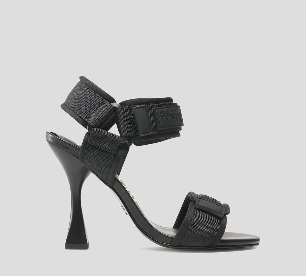 Versace Jeans Couture - SANDALIAS DE VELCRO CON LOGO EN GOMA
