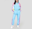 Chiara Ferragni - CONJUNTO DEPORTIVO MULTICOLOR DE CHAQUETA Y MONO IMPERMEABLES