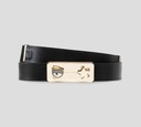 Chiara Ferragni - CINTURÓN CON HEBILLA RECTANGULAR DORADA DE OJO Y ESTRELLA