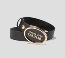 Versace Jeans Couture - CORREA EN CUERO CON HEBILLA OVALADA