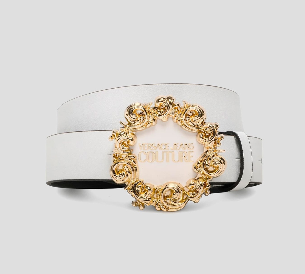 Versace Jeans Couture - CORREA CON HEBILLA GARLAND ORNAMENTADA