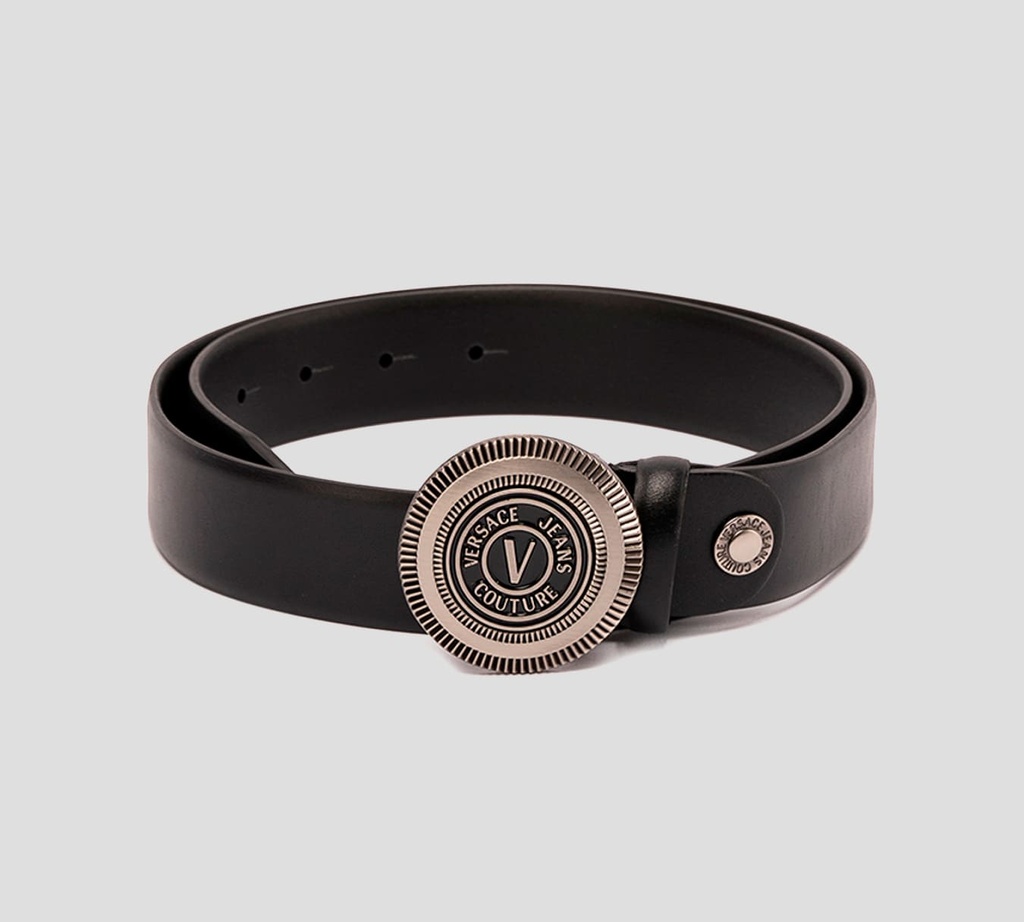 Versace Jeans Couture - CORREA CON GRABADOS EN HEBILLA