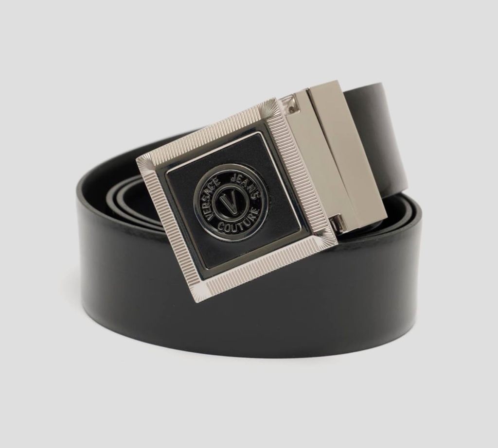 Versace Jeans Couture - CORREA CON HEBILLA PLATEADA