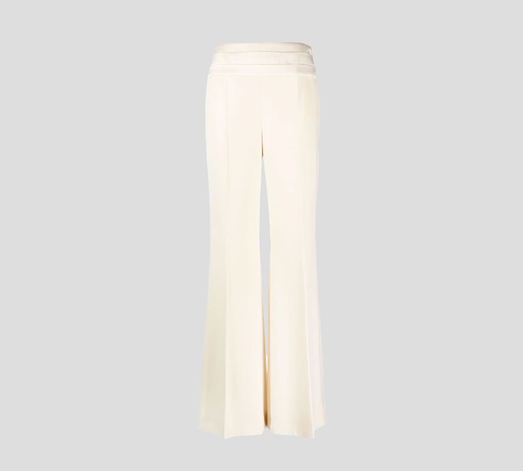 Moschino - PANTALÓN DE VESTIR CORTE RECTO CON FAJIN EN TELA SATINADA