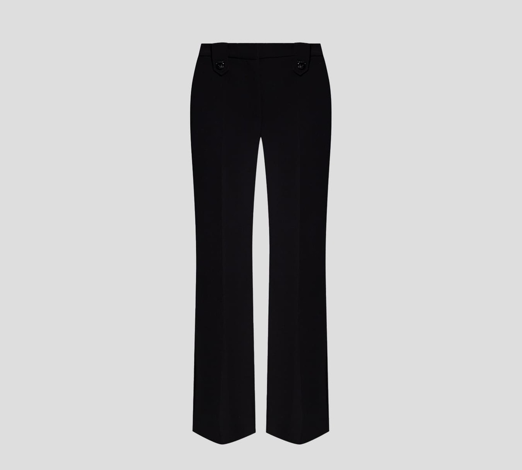 Moschino - PANTALÓN CORTE RECTO CON BOTONES DE OSO