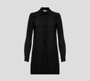 Moschino - VESTIDO DE BLUSÓN, MANGA LARGA CON BOTONES DE OSO