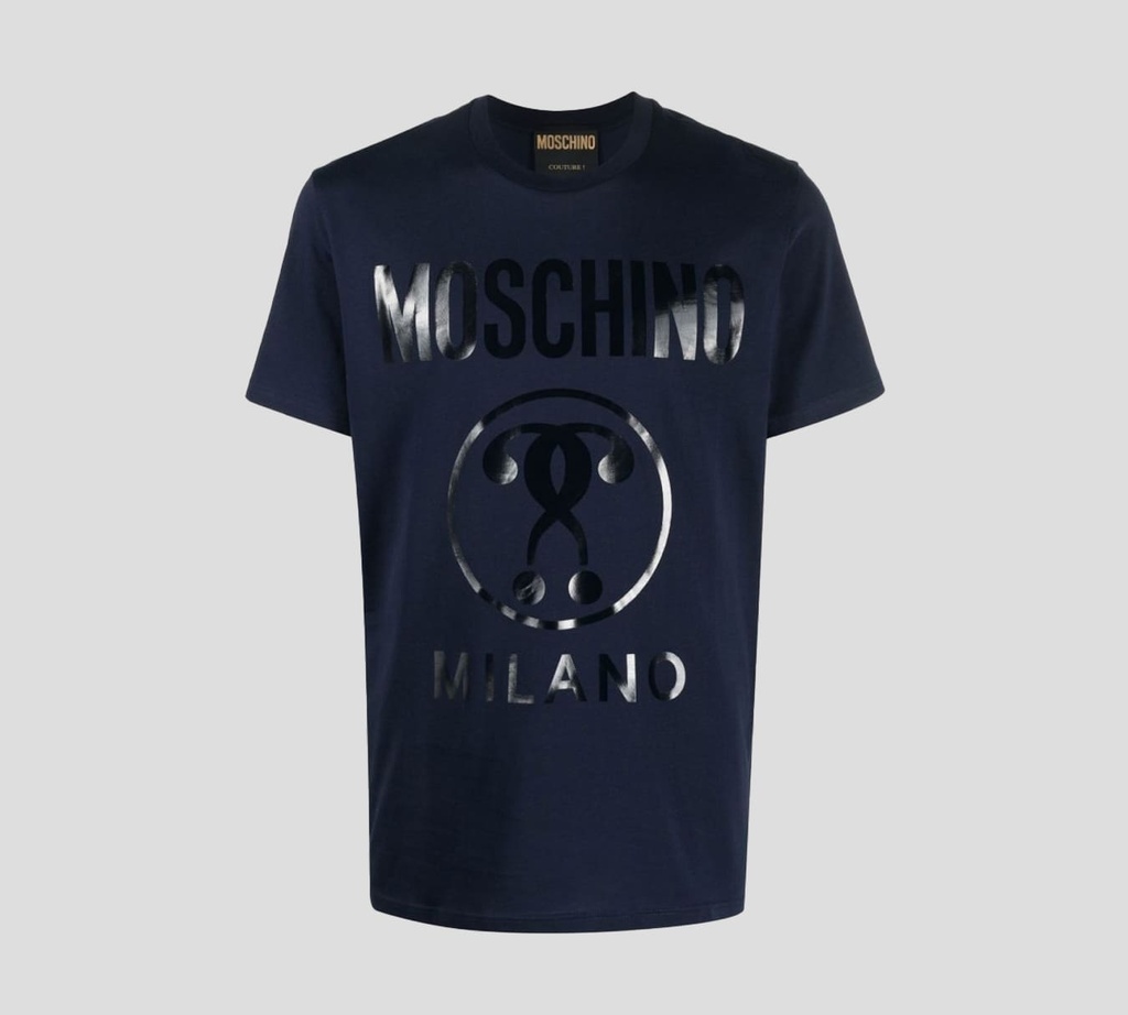 Moschino - FRANELA CUELLO REDONDO CON ESTAMPADO MILANO FRONTAL