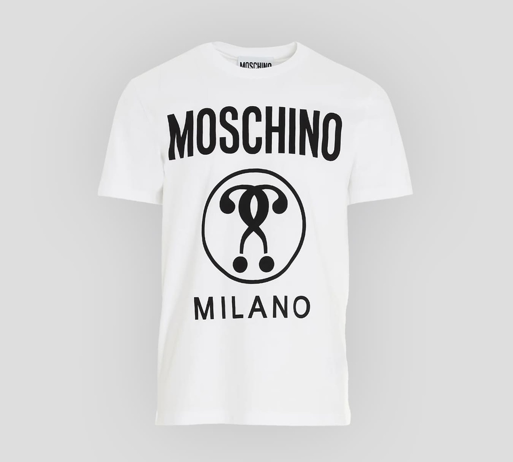 Moschino - FRANELA CUELLO REDONDO CON ESTAMPADO MILANO FRONTAL