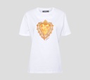 Moschino - FRANELA CUELLO REDONDO DE CORAZÓN DORADO