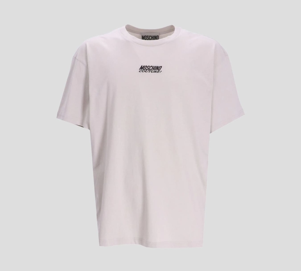 Moschino - FRANELA CUELLO REDONDO CON LOGO COUTURE BORDADO