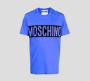 Moschino - FRANELA CUELLO REDONDO CON LOGO RECTANGULAR