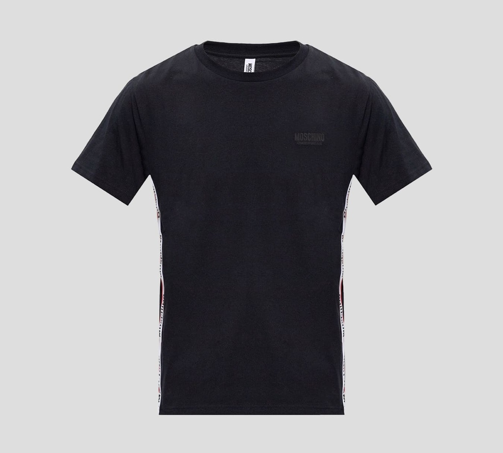 Moschino - FRANELA CUELLO REDONDO CON BANDAS ELÁSTICAS A LOS LADOS