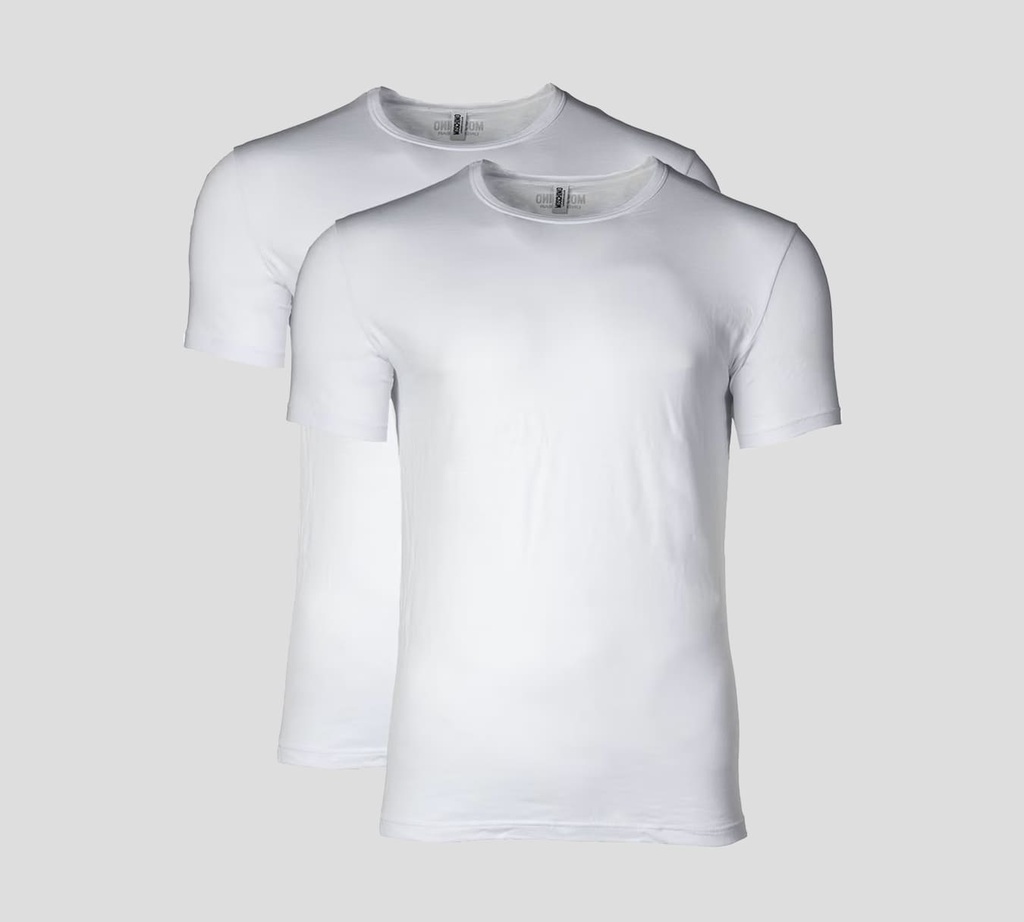 Moschino - BI PACK DE FRANELA CUELLO REDONDO CLÁSICA UNICOLOR