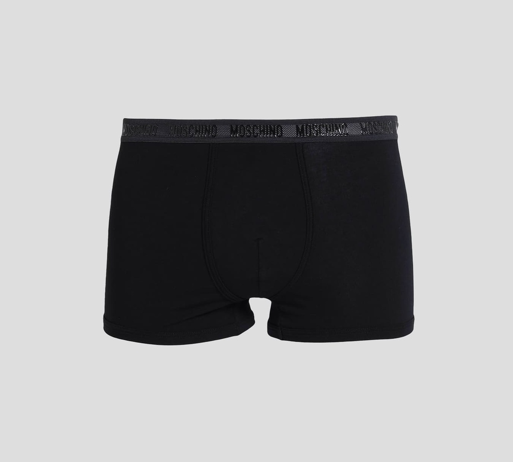 Moschino - BOXER UNICOLOR CON BANDA ELÁSTICA FINA A LA CADERA