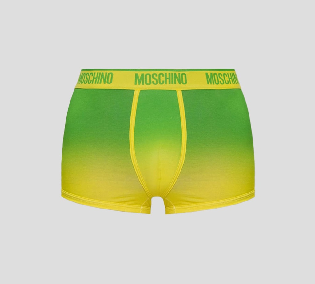 Moschino - BOXER EN COLOR DEGRADADO CON BANDA ELÁSTICA A LA CADERA