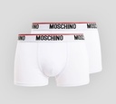 Moschino - BI PACK DE BOXER CON LÍNEA ROJA SOBRE BANDA ELÁSTICA