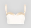 Moschino - TOP BUSTIER CLÁSICO NUDE