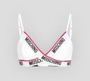 Moschino - BRALETTE CON BANDA ELÁSTICA CRUZADA EN "X" SOBRE EL BUSTO