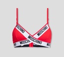 Moschino - BRALETTE CON BANDA ELÁSTICA CRUZADA EN "X" SOBRE EL BUSTO