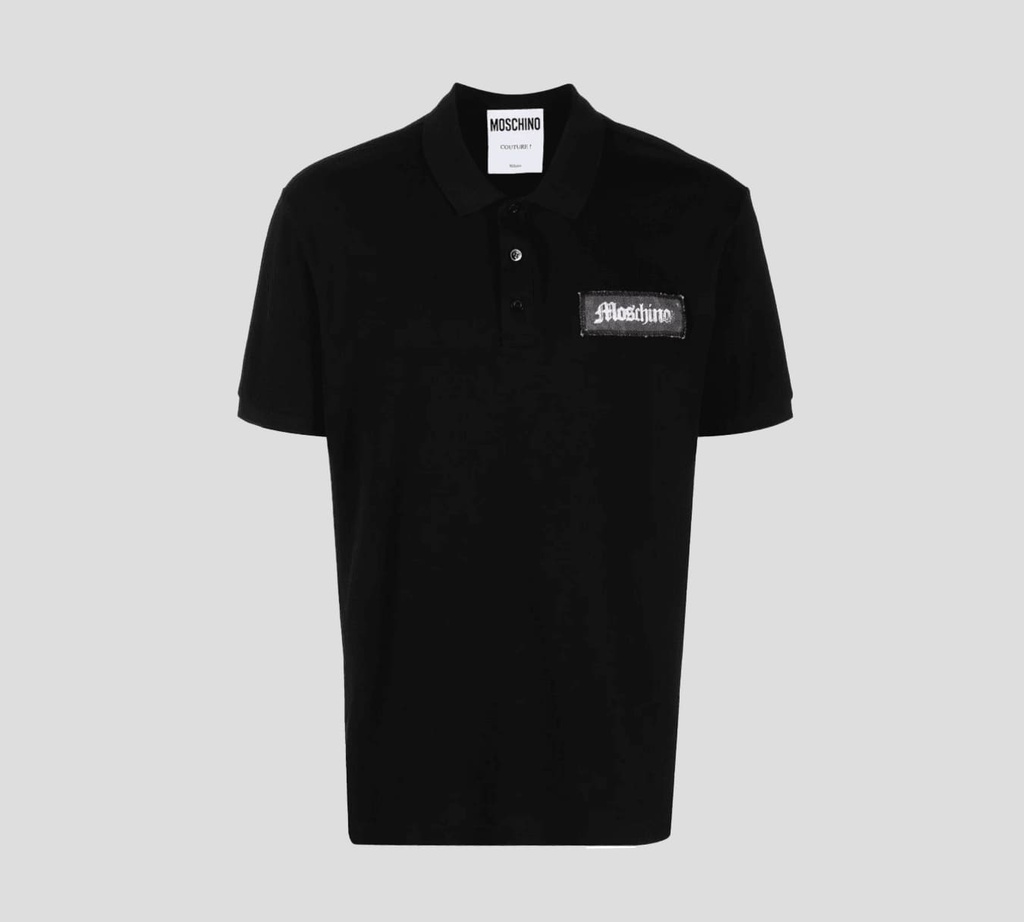 Moschino - POLO CON PARCHO SOBRE EL PECHO
