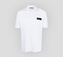 Moschino - POLO CON LOGO DE GOMA SOBRE EL PECHO