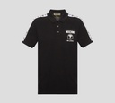Moschino - POLO "MILANO" CON BANDAS ELÁSTICAS SOBRE MANGAS