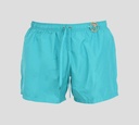 Moschino - SHORT DE PLAYA UNICOLOR CON HEBILLA MILANO DORADA