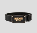 Moschino - CINTURÓN CON HEBILLA RECTÁNGULAR GRUESA