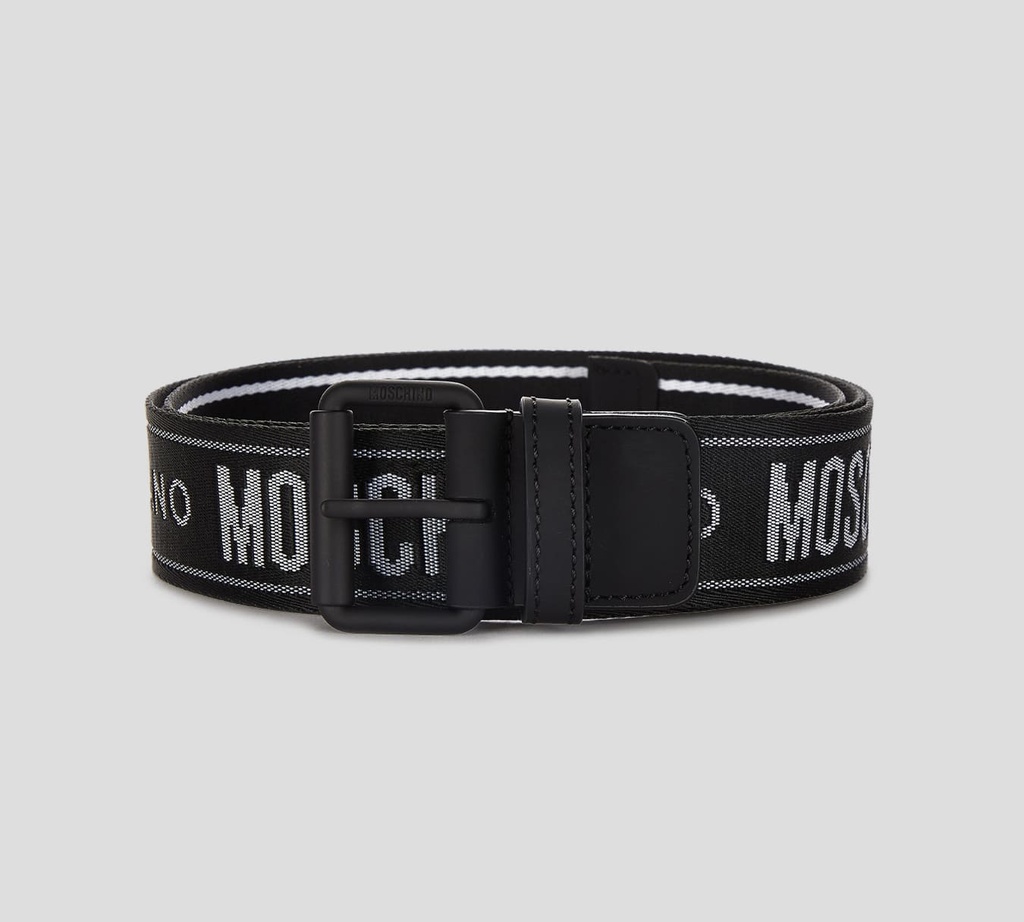 Moschino - CINTURÓN SINTÉTICO CON HEBILLA Y PASADOR MATE