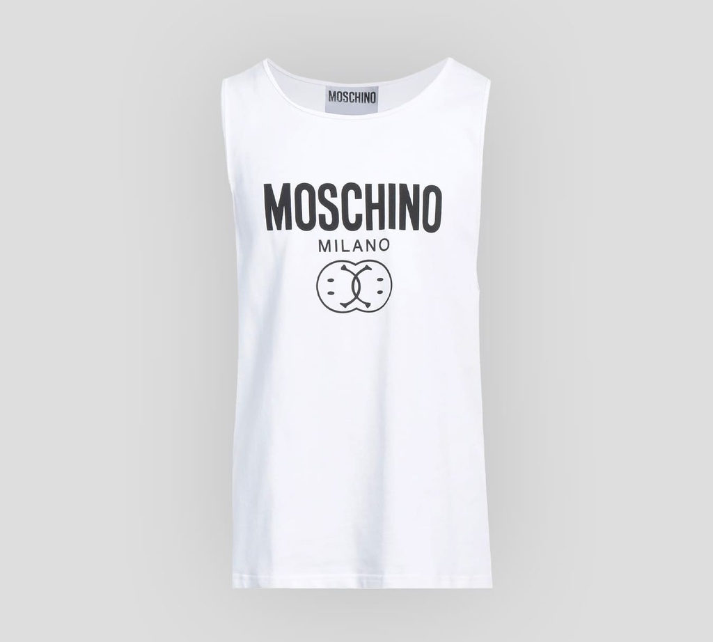 Moschino - CAMISETA SPORT 'MILANO" SIN MANGAS DE SISA PROFUNDA