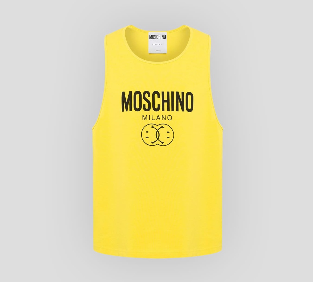 Moschino - CAMISETA SPORT 'MILANO" SIN MANGAS DE SISA PROFUNDA
