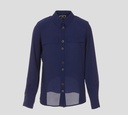 Elisabetta Franchi - BLUSA ABOTONADA CON DOBLE SOLAPA FRONTAL