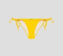 Dsquared2 - BIKINI DE TRAJE DE BAÑO AMARILLO CON LETRAS ROSADAS
