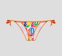 Dsquared2 - PANTY DE BIKINI DE CON PATRÓN DE LOGO MULTICOLOR
