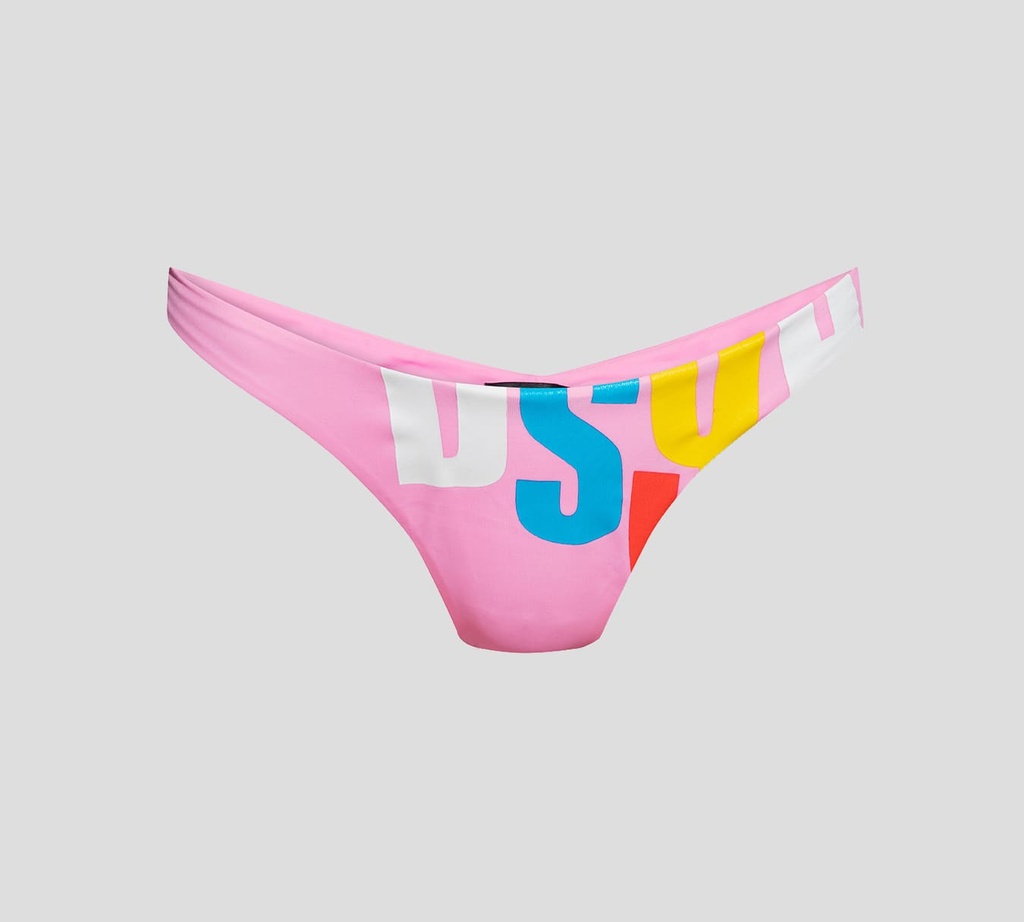 Dsquared2 - PANTY DE BIKINI CON LOGO MULTICOLOR