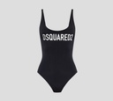 Dsquared2 - TRAJE DE BAÑO ENTERO CON LOGO FRONTAL