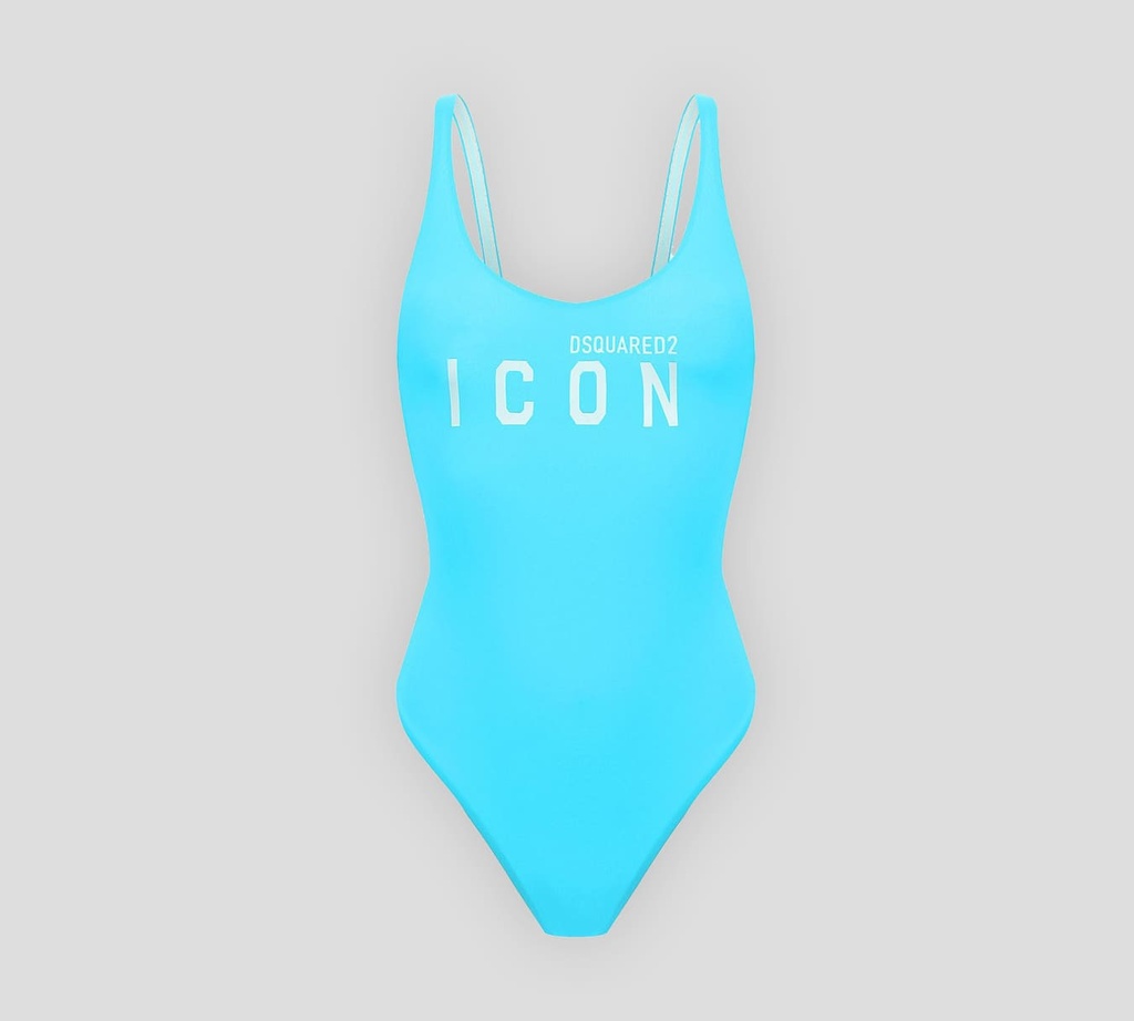 Dsquared2 - TRAJE DE BAÑO ENTERO ICON CON LOGO FRONTAL
