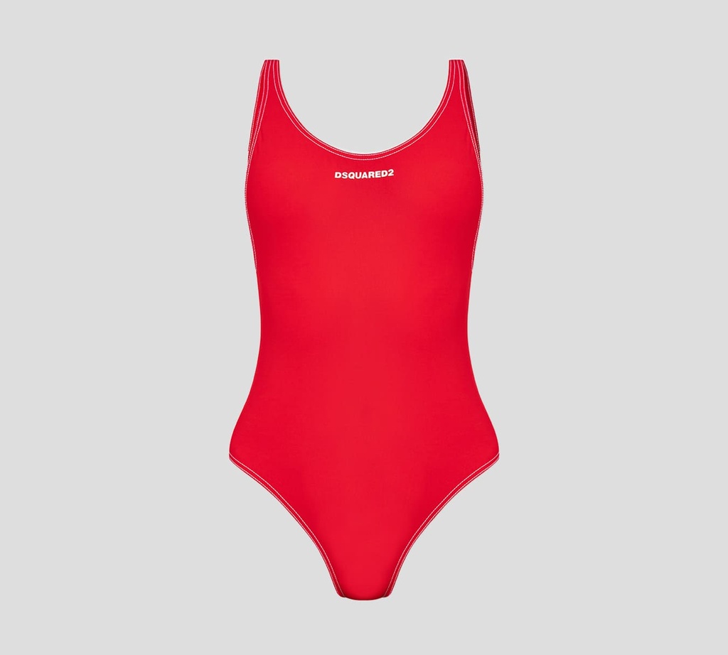 Dsquared2 - TRAJE DE BAÑO ENTERO CON MINI LOGO SOBRE EL PECHO
