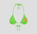 Dsquared2 - TOP DE BIKINI CON LOGO D2 EN CORAL