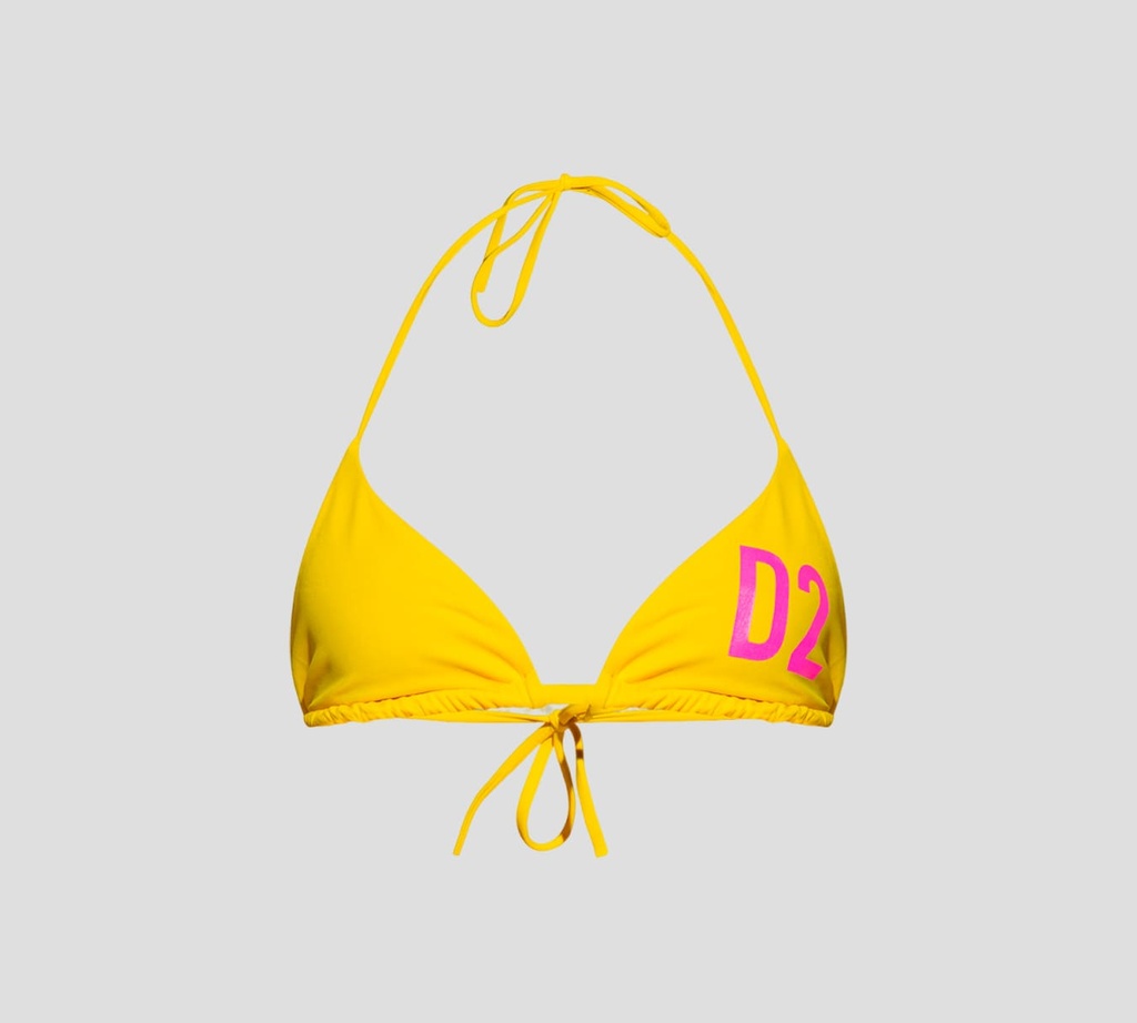 Dsquared2 - TOP DE BIKINI CON LOGO D2 EN ROSADO