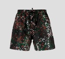 Dsquared2 - SHORT DE PLAYA CAMUFLADO CON LOGO SOBRE LA PARTE TRASERA