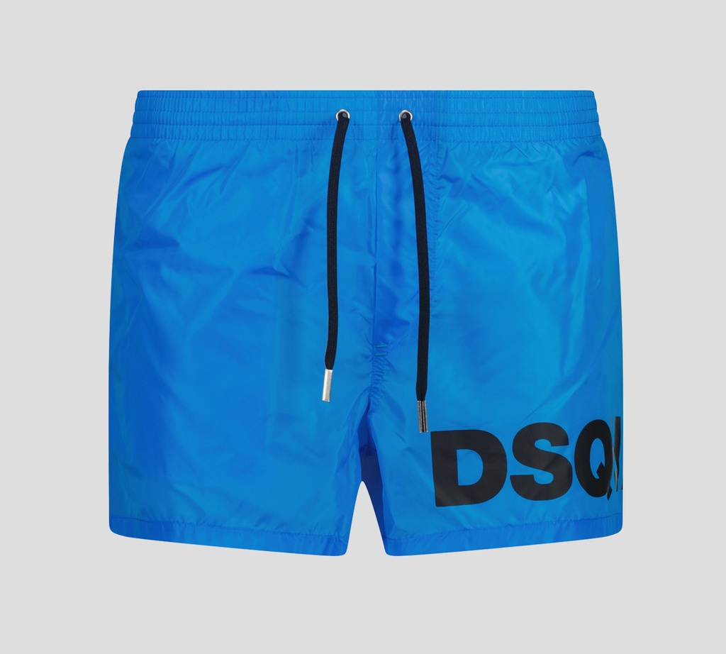 Dsquared2 - SHORT DE PLAYA MIDI CON LOGO EN NEGRO