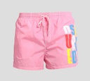 Dsquared2 - SHORT DE PLAYA MIDI CON LOGO ESCALADO MULTICOLOR