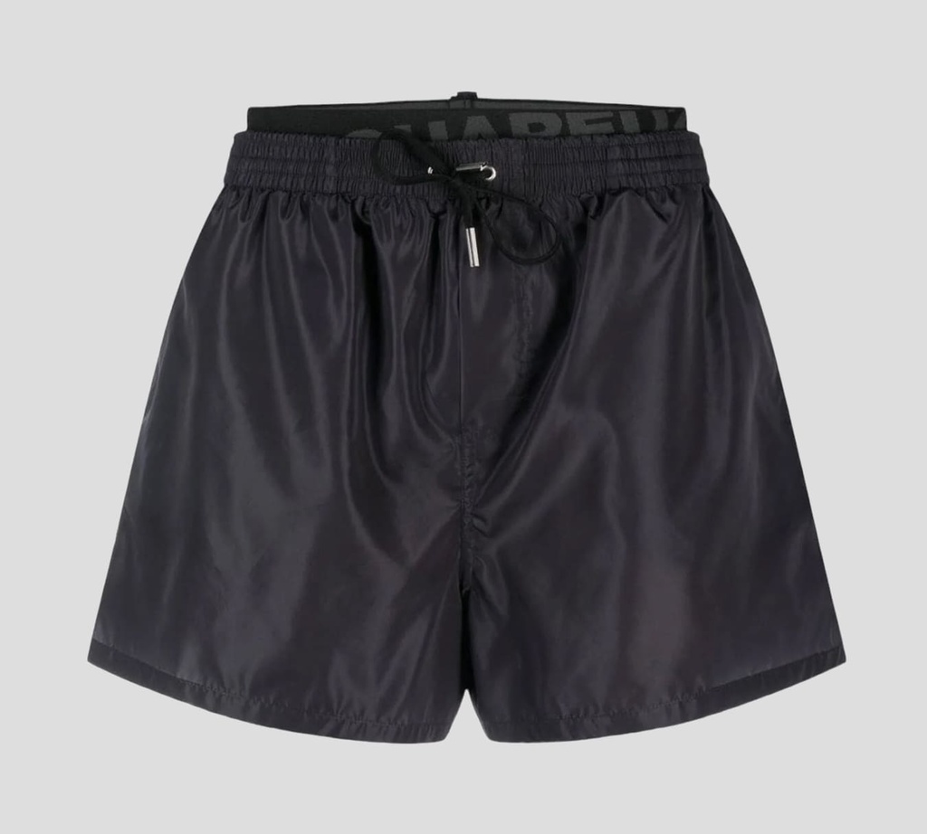 Dsquared2 - SHORT DE PLAYA MIDI CON PRETINA DE BANDA ELÁSTICA INTERNA
