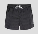Dsquared2 - SHORT DE PLAYA MIDI CON PATRÓN DE LOGO MONOCROMÁTICO