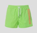 Dsquared2 - SHORT DE PLAYA MIDI CON LOGO VERTICAL
