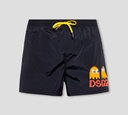Dsquared2 - SHORT DE PLAYA MIDI CON ESTAMPADO DE FANTASMA POKEY - PAC MAN