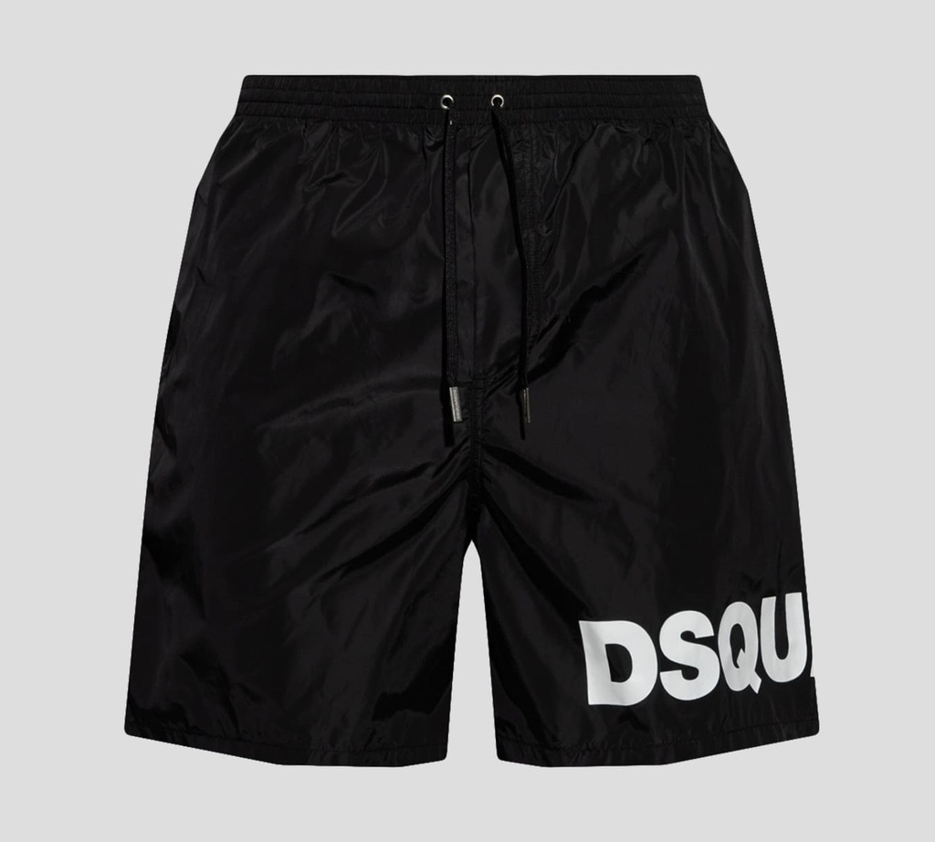 Dsquared2 - SHORT DE PLAYA CON LOGO BLANCO