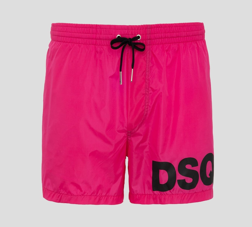 Dsquared2 - SHORT DE PLAYA CON LOGO NEGRO
