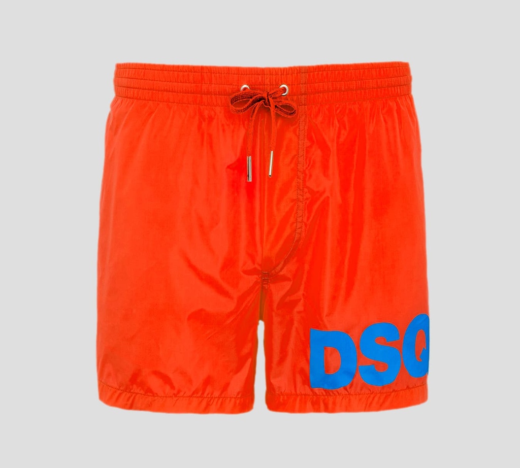 Dsquared2 - SHORT DE PLAYA CON LOGO AZUL
